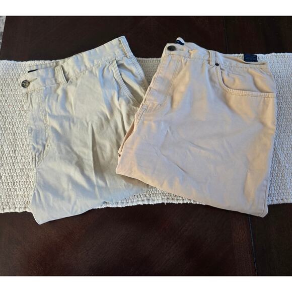 Men's Tommy Hilfiger Pants Tan (2 Pairs) 40X30 - Picture 1 of 5